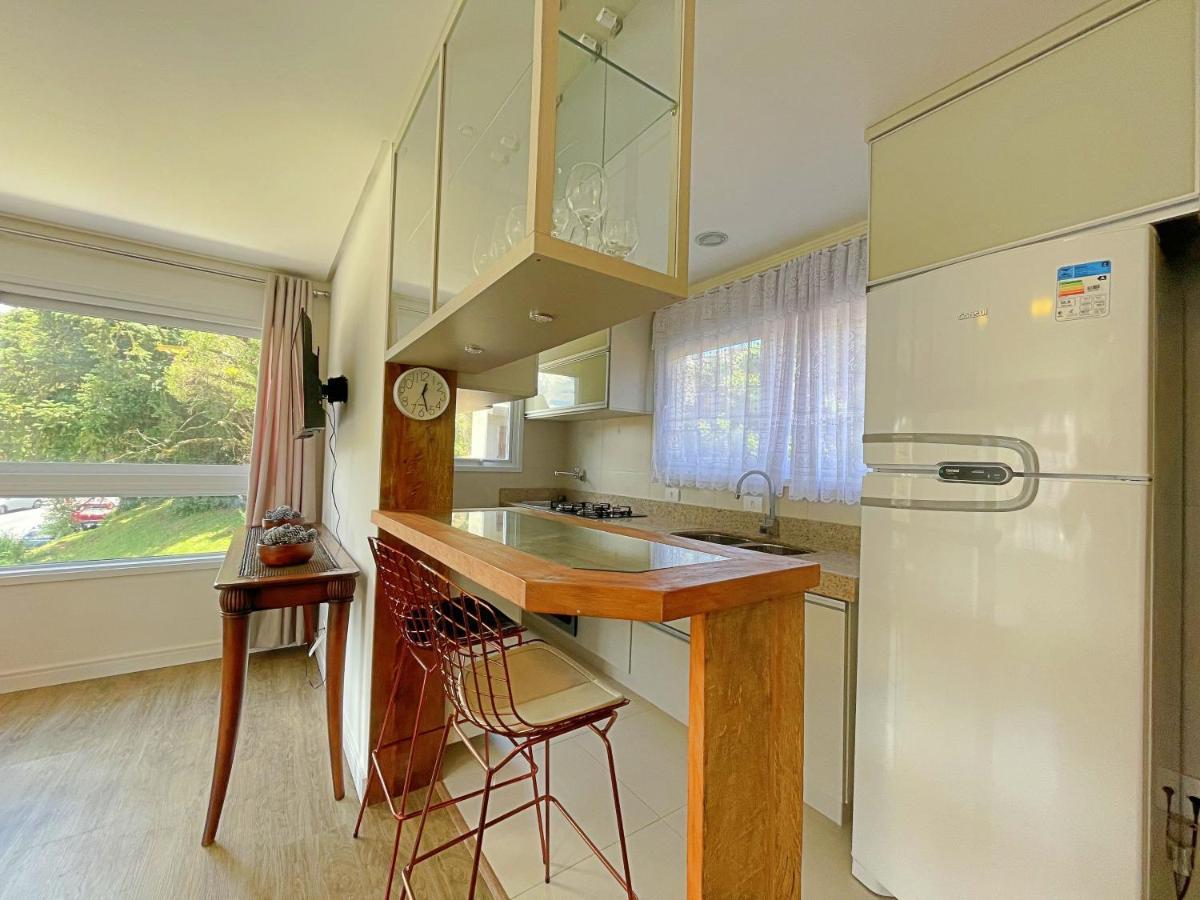No Coracao De Gramado, A 350M Da Rua Coberta! Apartment Luaran gambar